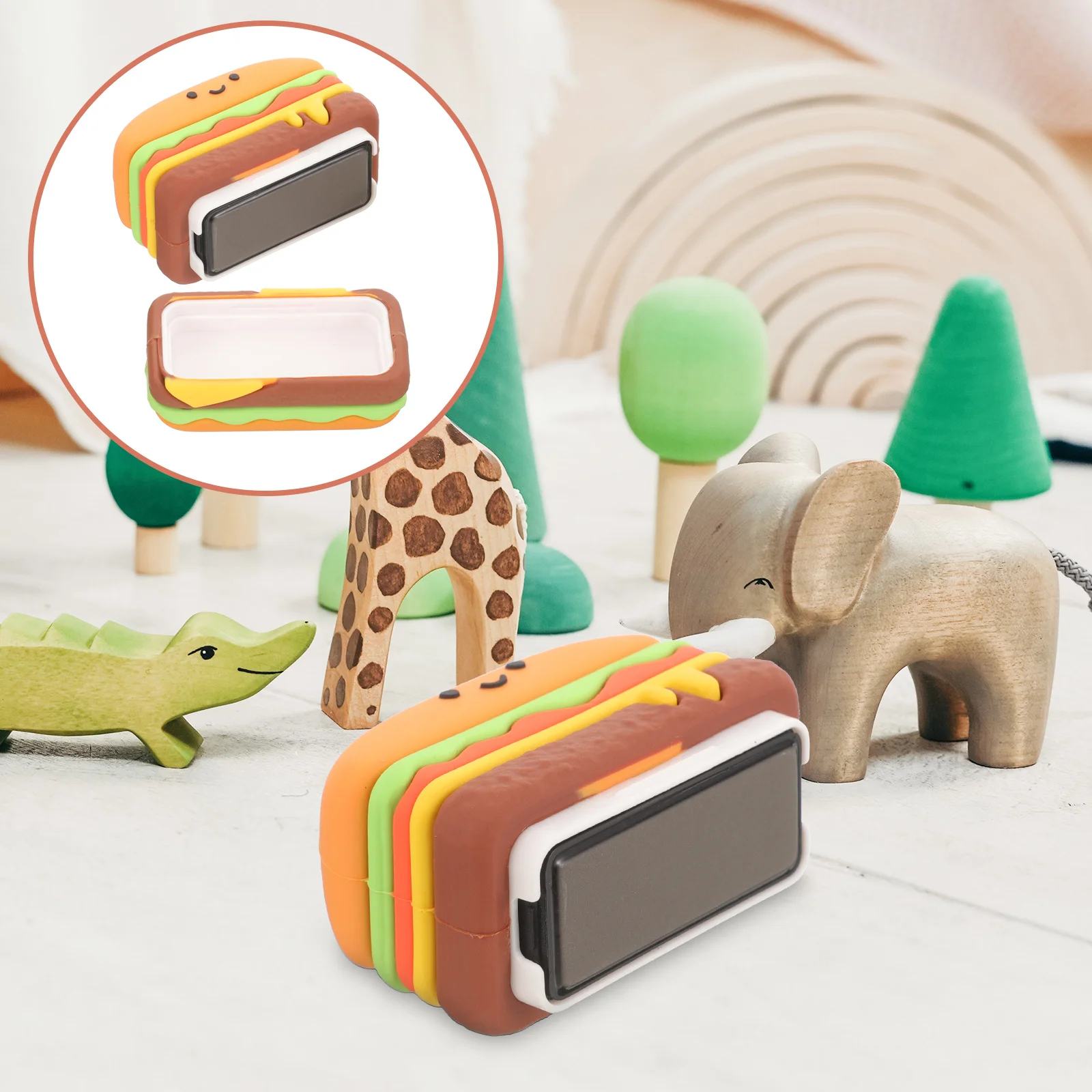 اسم محمول للأطفال ملابس بلاستيكية أداة وضع العلامات على الملابس للأطفال الصغار نشاط حرفي هدية تعليمية كرتونية