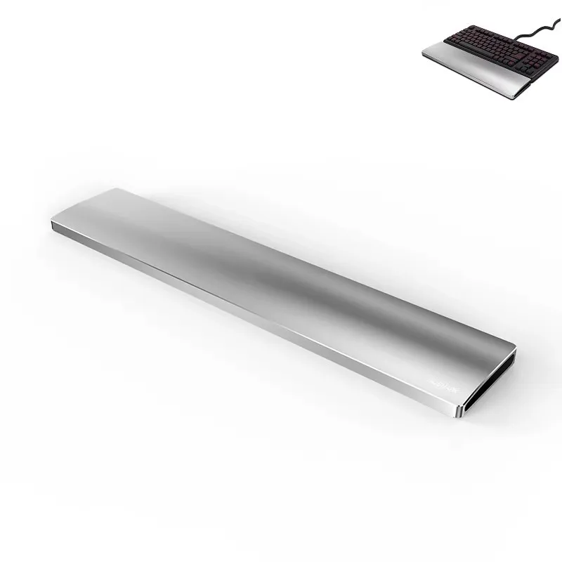 

Aluminum Alloy Keyboard Wrist Rest Pad 87 Keys 104 Keys Metal Palm Rest Pad for Gaming Mechanical Keyboard Hand Support