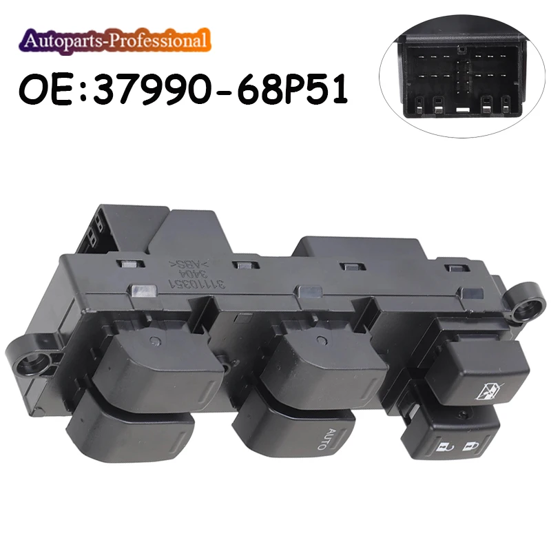 Car Electric Power Master Window Switch 3799068P51 37990-68P51 For Suzuki Swift Baleno 2016 2017 2018 2019 2020 2021 2022