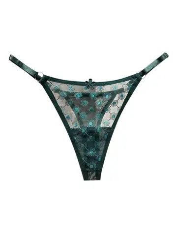 Женские стринги Flower Print Polyester