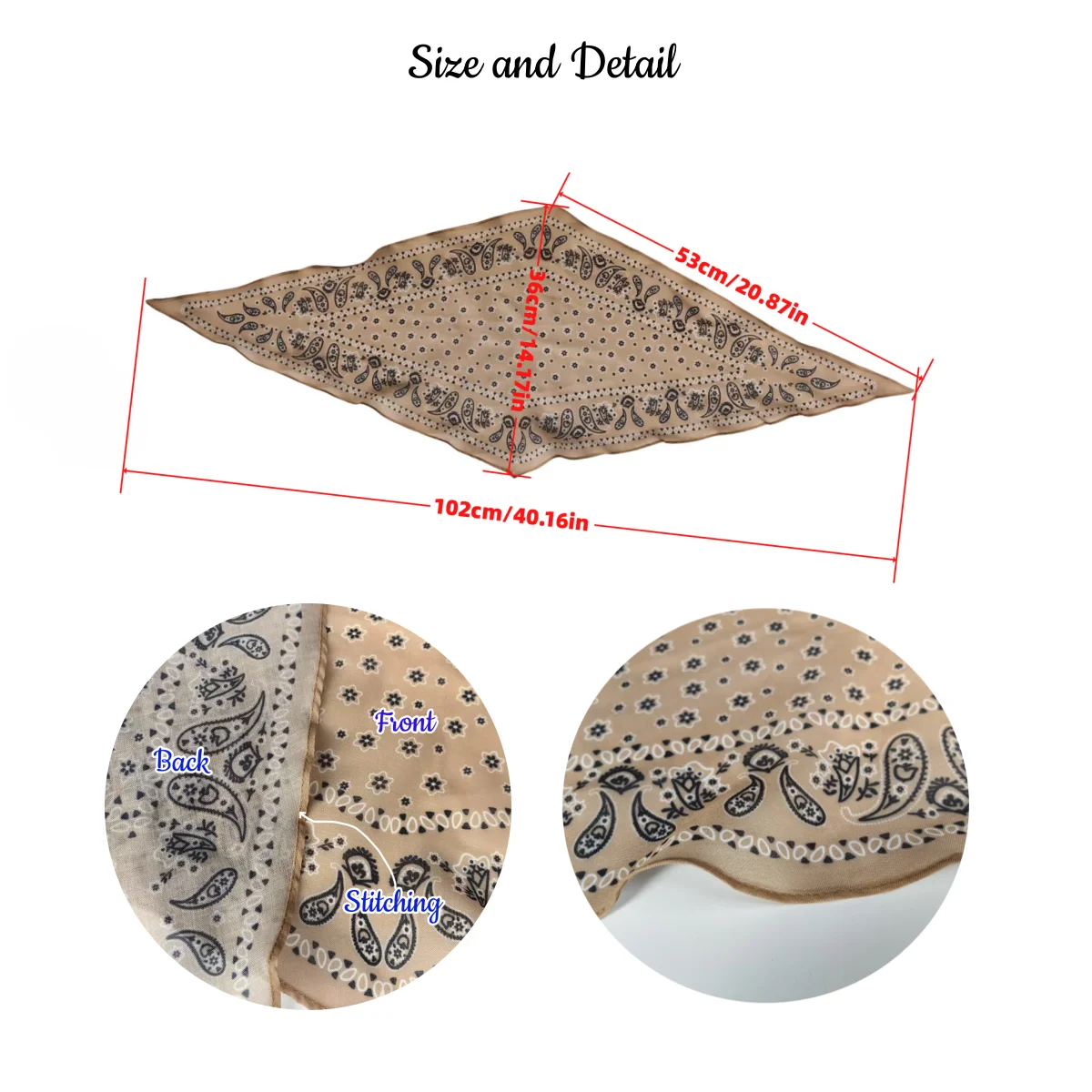 19 Farben Korea Schals Muffler Paisley-Druck Neues Rautenmuster-Design Voile Weicher Modischer Halstuch Schal – Detail 2