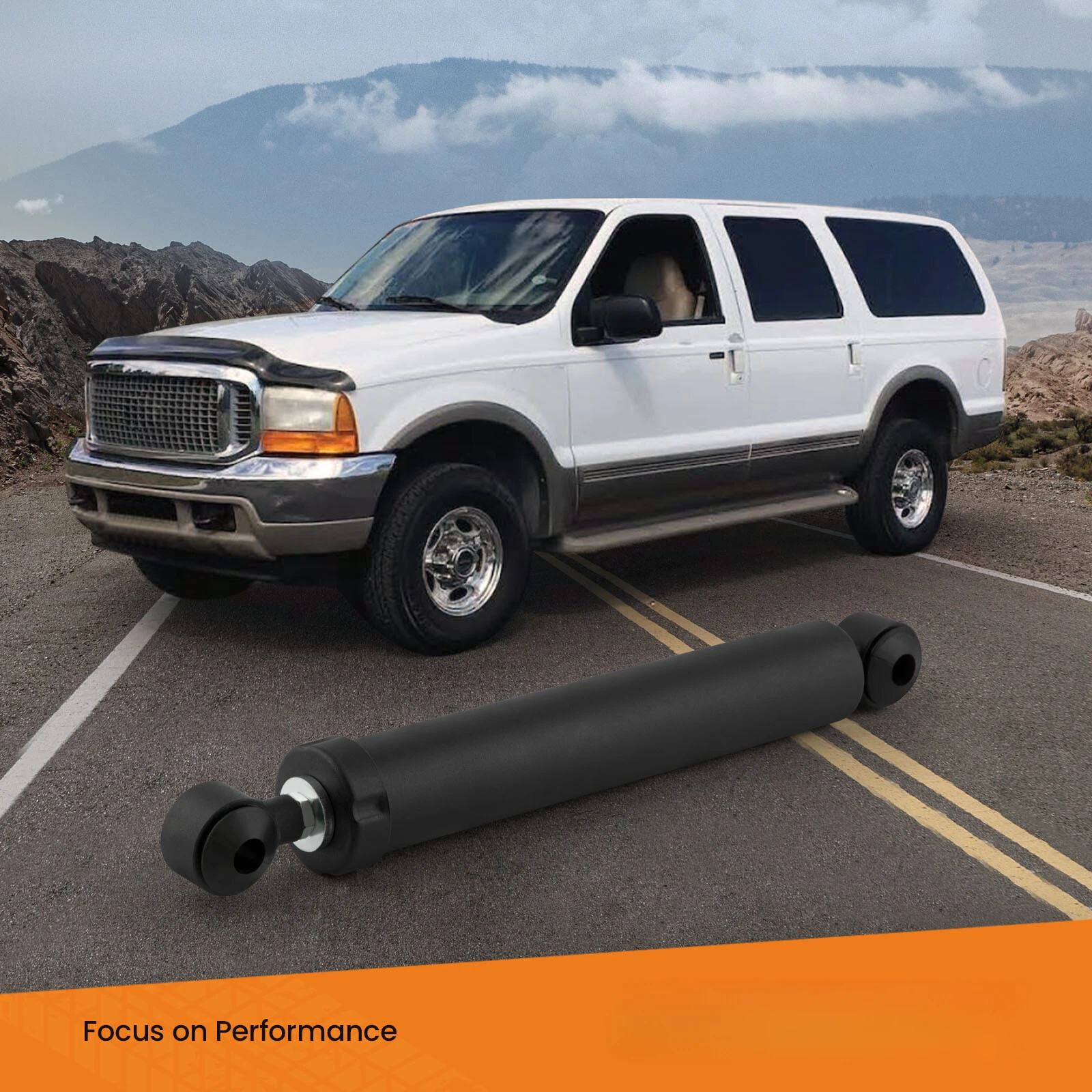 Durable Steering Stabilizer For Ford F-250 F-350 Super Duty 4WD 99-04|Excursion