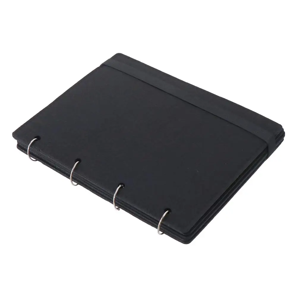 Brooch Pin Organizer Black Pin Display Binder Felt Enamel Pin Display Book Shoe Charms Organizer