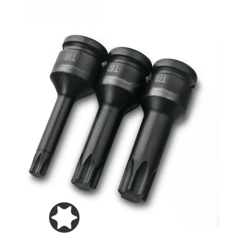 1/2 Zoll Schlagschrauber-Torx-Bit-Steckschlüsseladapter T30 T40 T45 T50 T55 T60 T70 T80 T90 T100 für Ratschenschlüssel – Detail 1