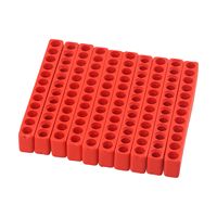 10pcs 12 Holes Screwdriver Bit Holder Plastic Screwdriver Storage Box 1/4Inch Hex Shank Head Drill Bit Stand Case Power Tool