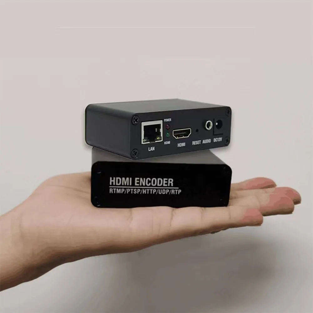 Hdmi to Ip H265 H264 비디오 Hd 인코더, 웹캐스트 푸시 스트리밍, Rtmp, HTTP, rtsp, Ts Flv, Iptv, Catv 네트워킹 인코더