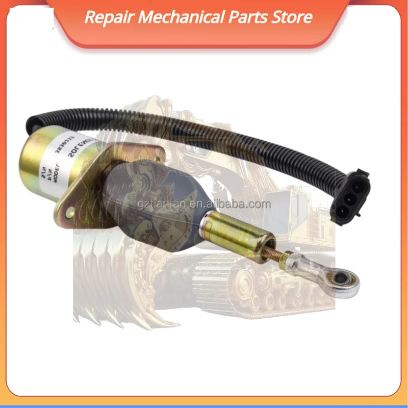 

Excavator Shut Off Solenoid 3930234 Diesel Fuel Shut Off Valve For Cummins Engine PC300-7 PC350-7