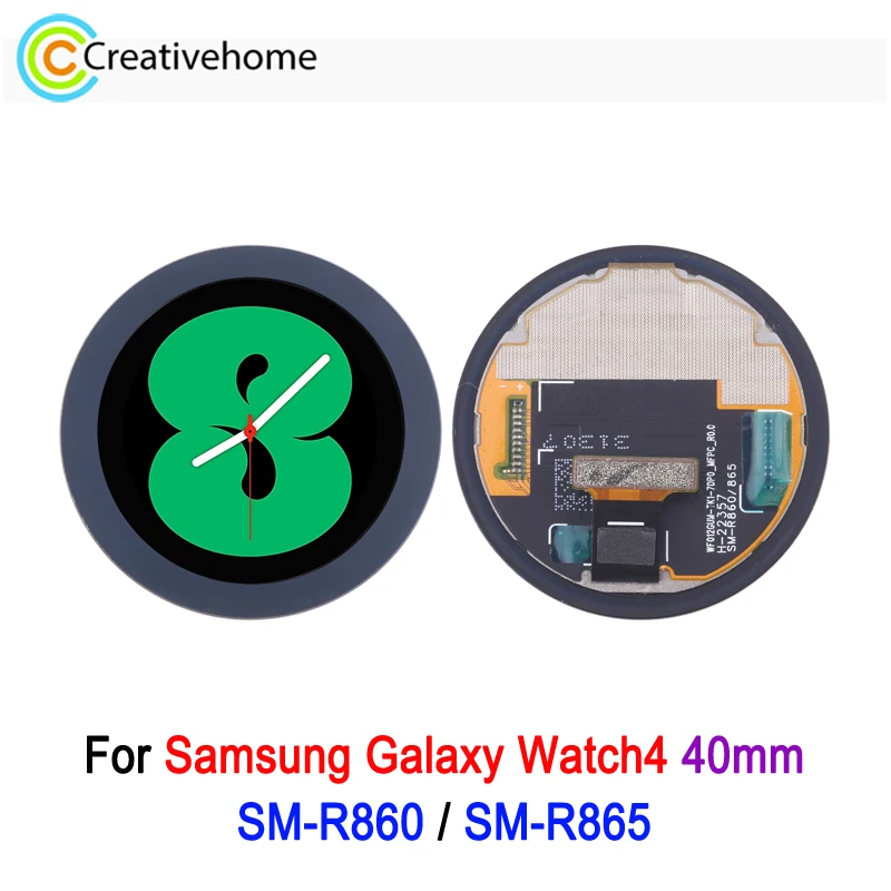 Pantalla LCD Super AMOLED de 1,2 pulgadas para Samsung Galaxy Watch4 40mm SM-R860 SM-R865 pantalla de reloj pantalla táctil reemplazo de montaje completo