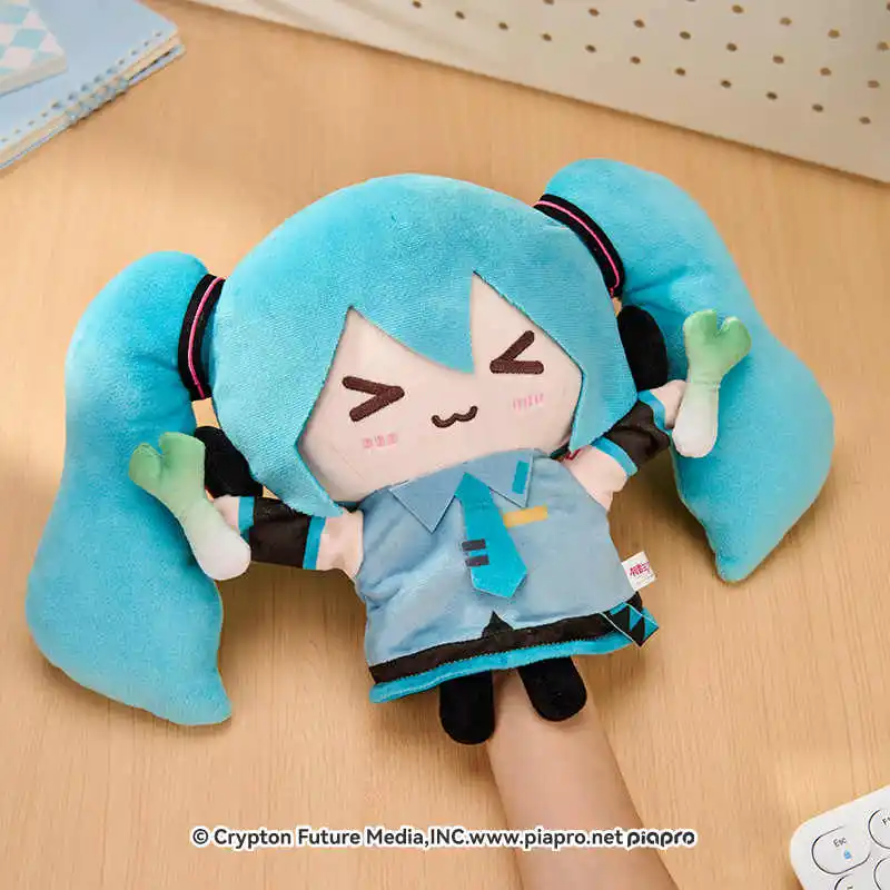 Genuine Hand Puppet Doll Miku Support Green Model Hatsune Miku Plush Series Plush Hand Puppet Doll Miku Onion Style Gifts view 4