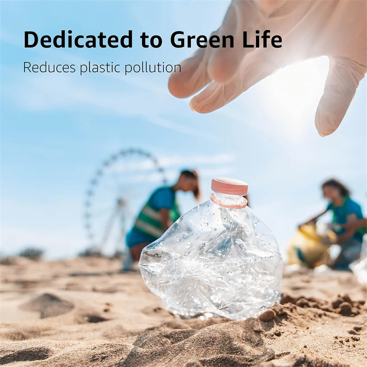 بديل لفلتر المياه بريتا، فلتر زجاجة المياه BB06 ذو جوانب صلبة، من الفولاذ المقاوم للصدأ وفلتر زجاجة رياضية، 4 عبوات GSY