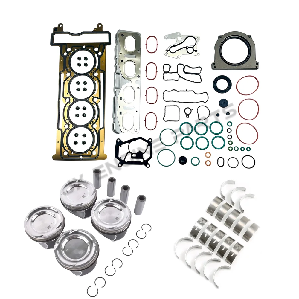 M274 Engine Rebuild Piston Bearing Gasket Set For Mercedes-Benz 1.6 2.0 C180 C200 C300L E180L E260L E300 GLC200 SLC200 1.6L 2.0L