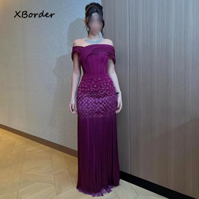 Customized Evening Dress Prom Dress Fashion Satin Elegant High Collar Mermaid Party Gowns Full Sleeve Formal Occassion Dress