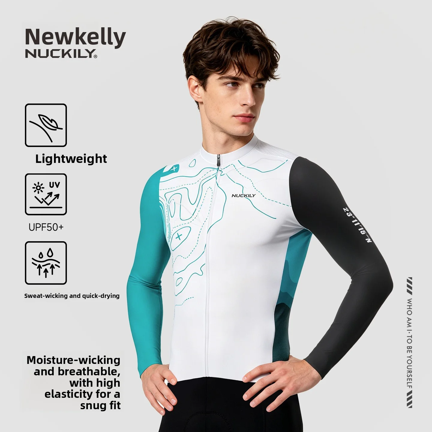 Men Cycling Jersey Long Sleeve Tops MTB Bike Breathable Quick Dry Shirt Bicycle Clothing