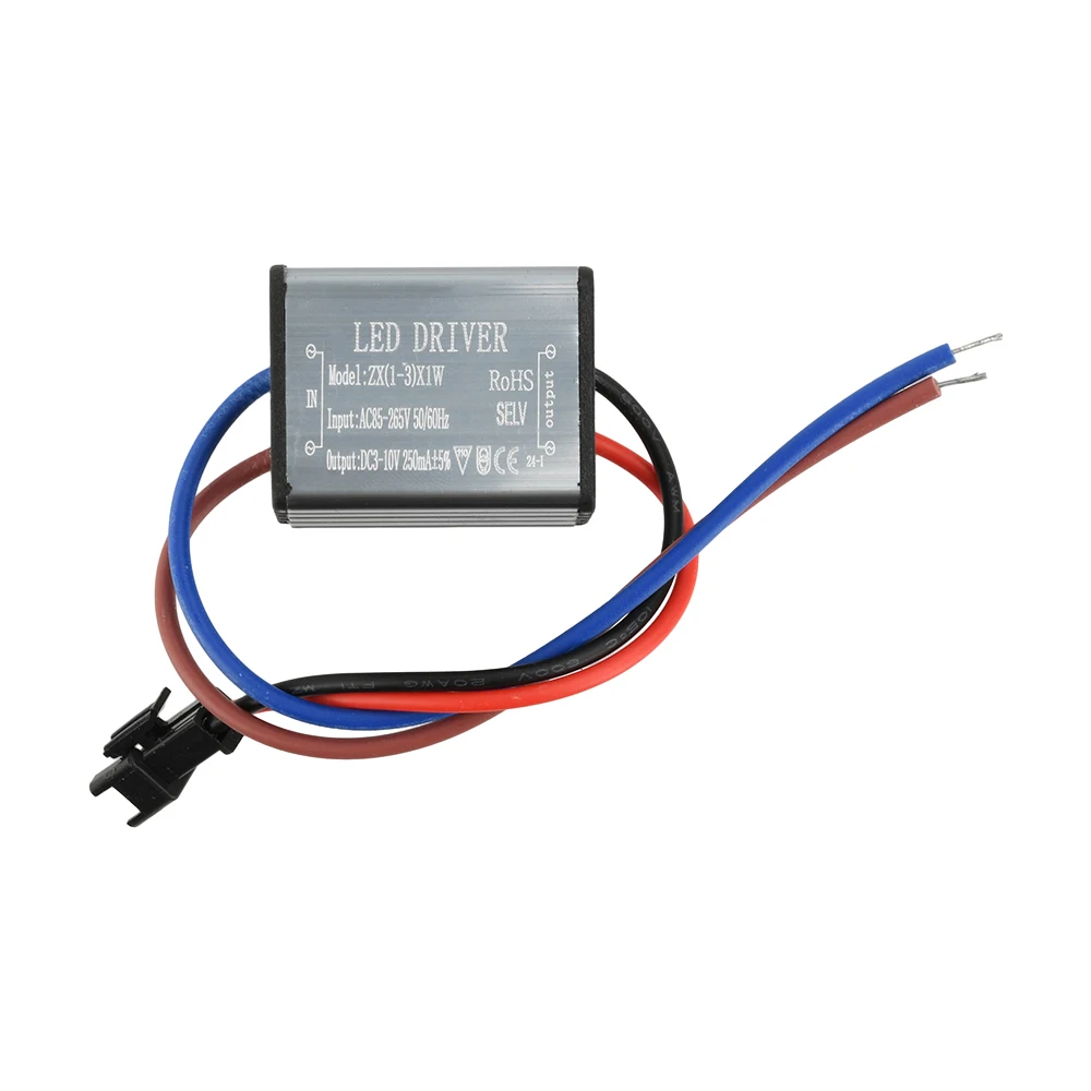 AC85-265V 1-24W IP68 Waterproof LED Driver Aluminum Encapsulated Power Supply for Outdoor Lighting Fixtures Universal Voltage