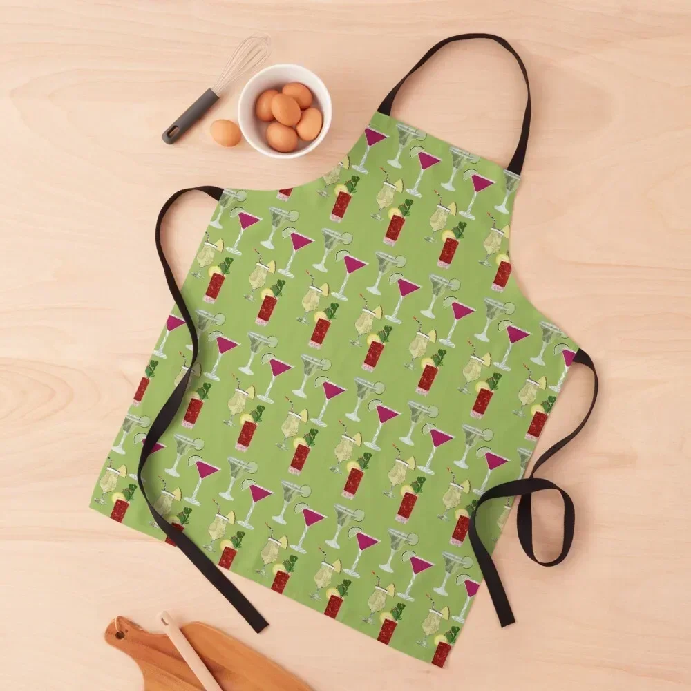 

Cocktails Apron Home Utensils Funny for home useful pieces For Man Apron
