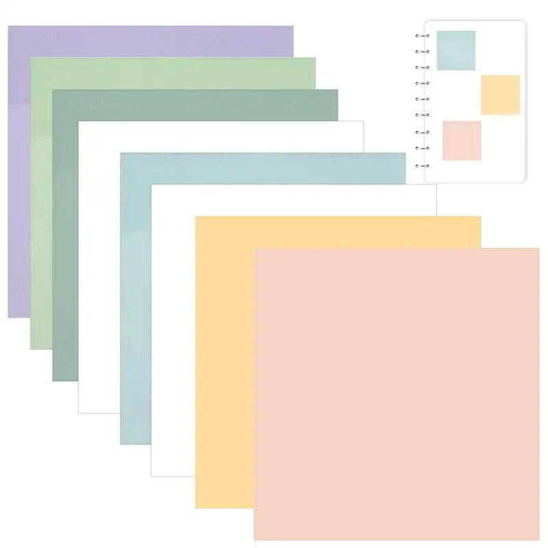 Transparent Notes Paper 400 Sheets Transparent Sticky Note Pads Reusable Translucent Memo Pad 3 X 3 Inch -50 Sheets Per Pad 6