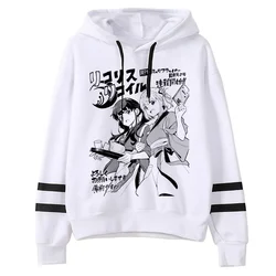 lycoris recoil hoodies male anime y2k aesthetic male hoddies printed