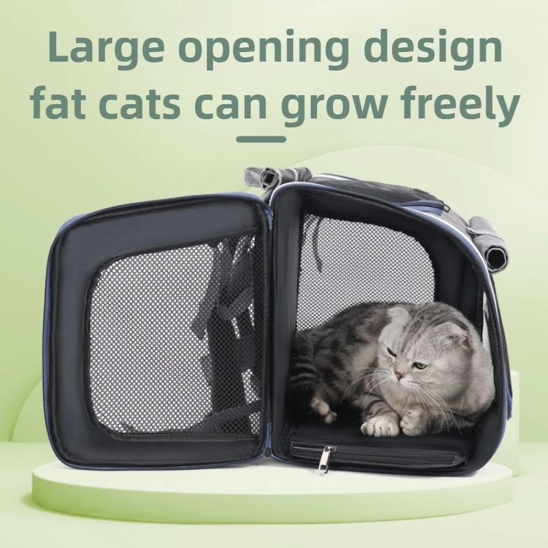 

Bicycle Pet Carrier Backpack - Adjustable Dog/Cat Travel Bag Lightweight Shoulder Pack for Outdoor Camping & Cycling Trips