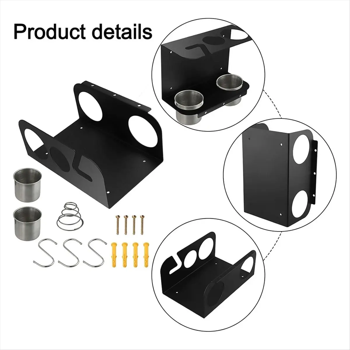 حامل آلة الشحوم، رف تخزين أدوات التثبيت على الحائط، مناسب للمصانع وورش العمل والمحلات التجارية ورفوف تخزين المرآب #1