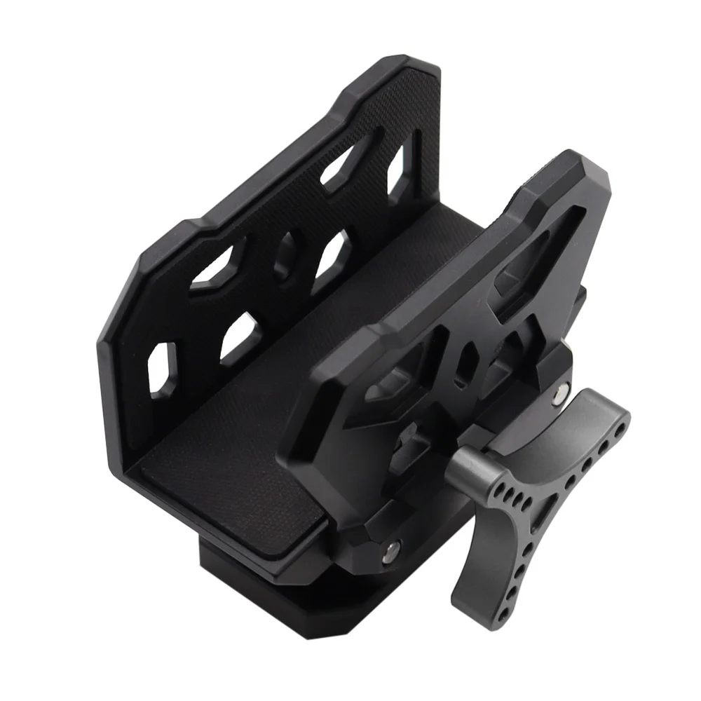 New Hunting Rifle Saddle Mount Clamp Adapter Rest Saddle Tripod Stick Head Clamp With 3/8" Arca Type Thread