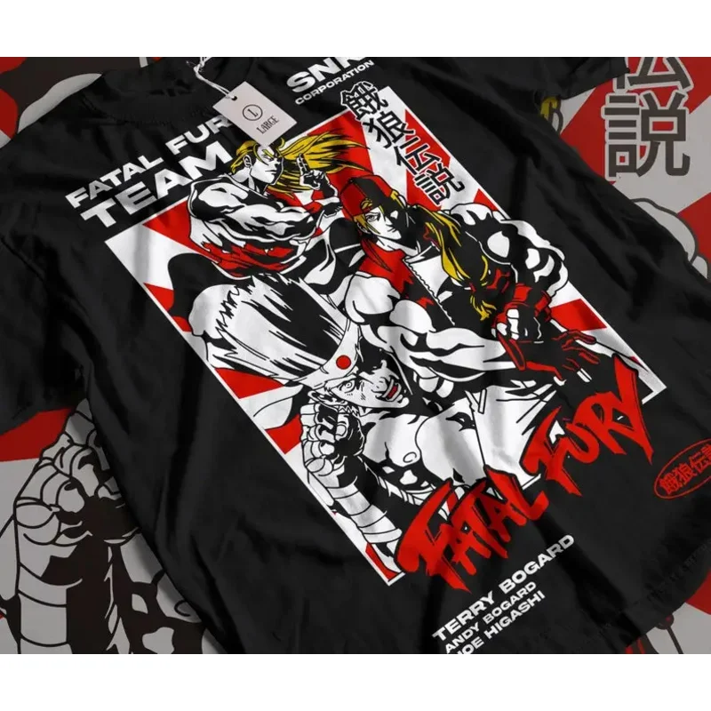 

Unisex Fatal Fury Mai Gaming T-Shirt, Retro Anime Waifu Shirt