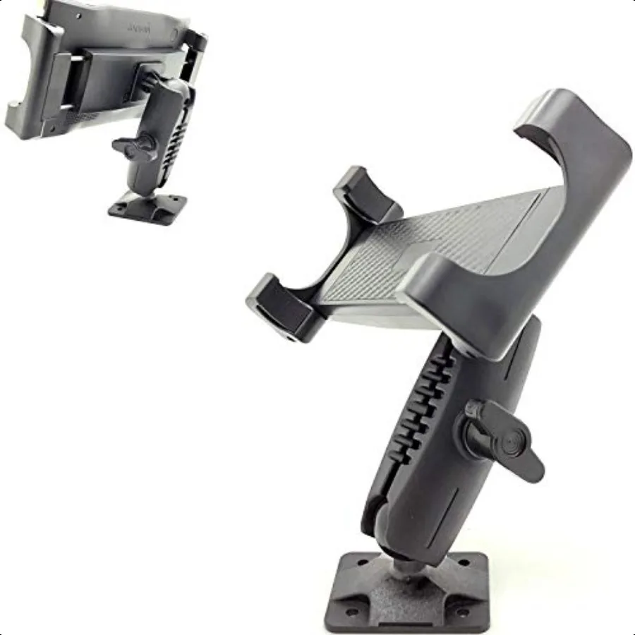 

Heavy Duty Tablet GPS Smartphone AMPS Drill Base Dash ELD Mount for Truck Van Commercial Vehicle Semi Fleet Limo Holder fit all