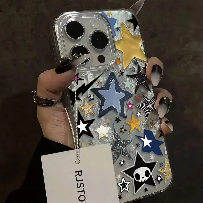 

Оригинальный чехол для телефона со звездами для Xiaomi Mi 15 14 13 12 11 Lite 5G NE 12T POCO X6 F4 X5 X3 X4 GT M3 Pro Soft Cover