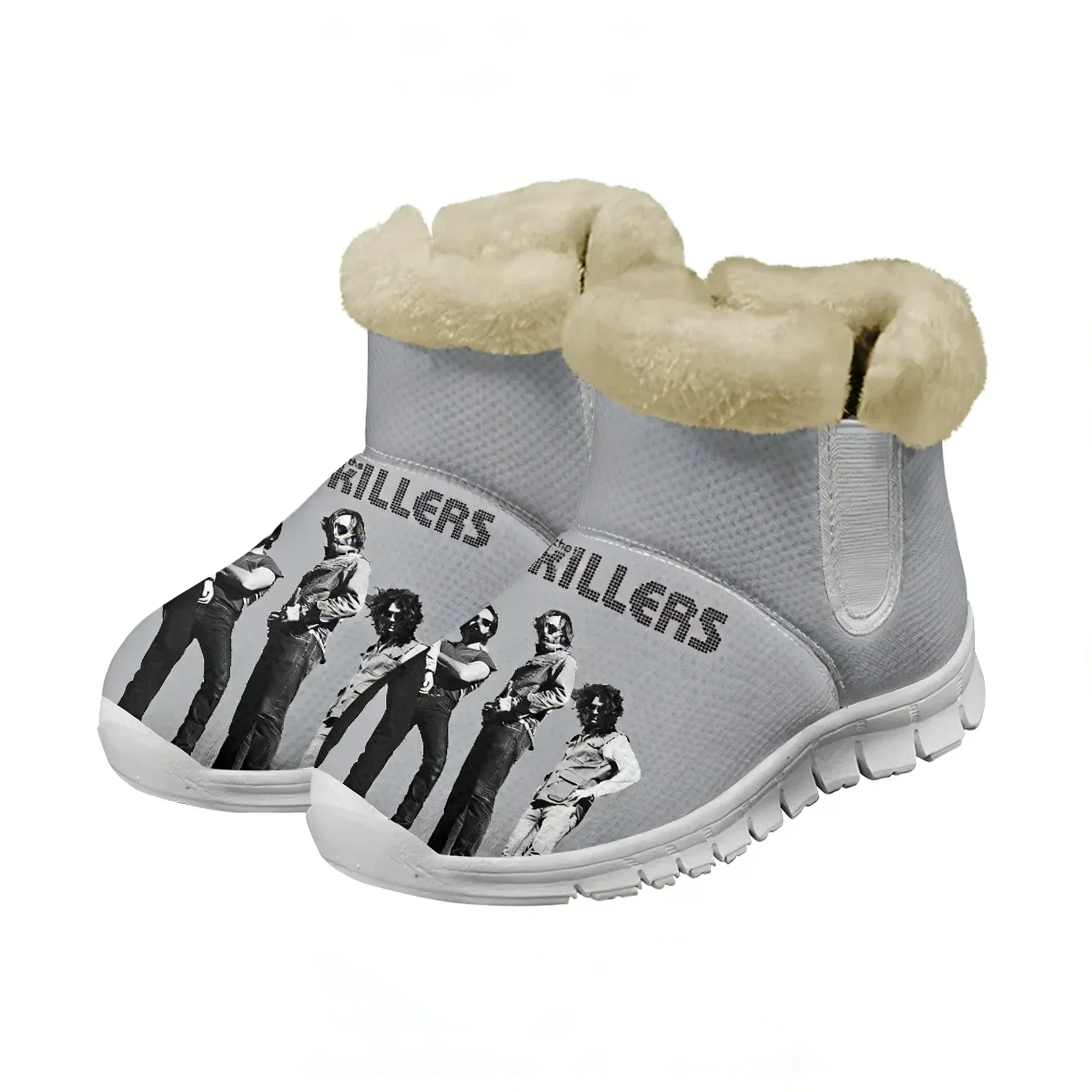

Сапоги The Killers Snow Boots, теплые ботинки для мужчин и женщин, повседневная обувь высокого качества, легкая повседневная обувь с индивидуальным принтом, обувь на заказ