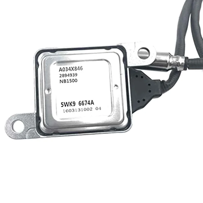 

Authentic 1 Piece NOX Sensor Black ABS+Metal For Cummins 12V Blue Bird Freightliner Kenworth Peterbilt Star