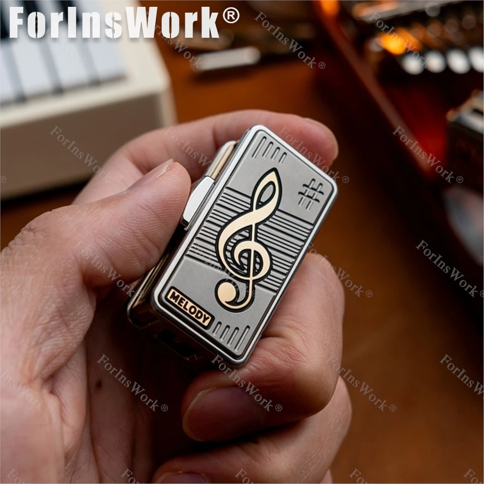 DJG-EDC Melody フィジェットトイ DJG MELODY Titanium Alloy Mechanical Scale Push Slider EDC