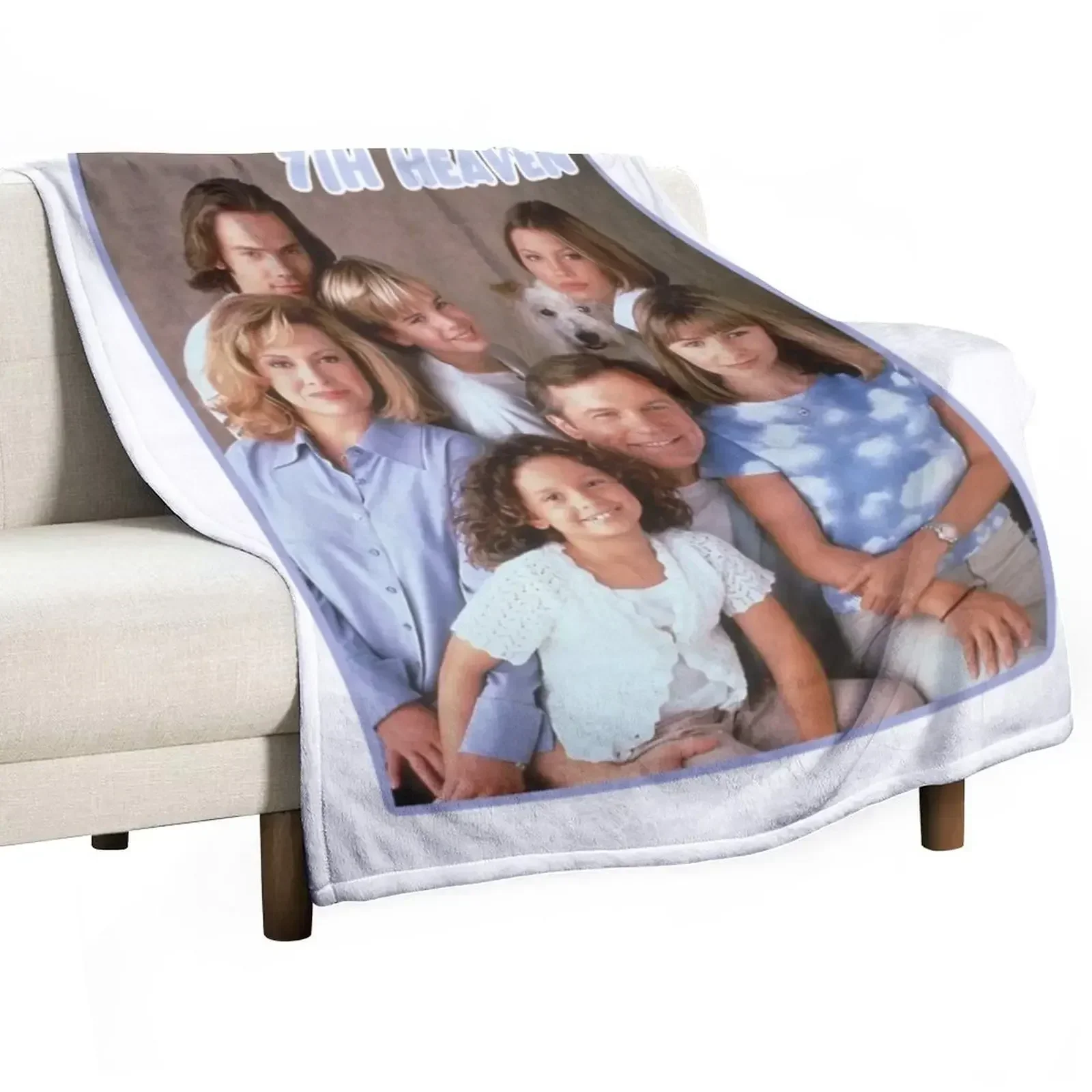 7th Heaven Throw Blanket Luxury St Soft Plaid Travel Multi-Purpose Bed covers Luxury Thicken Blankets