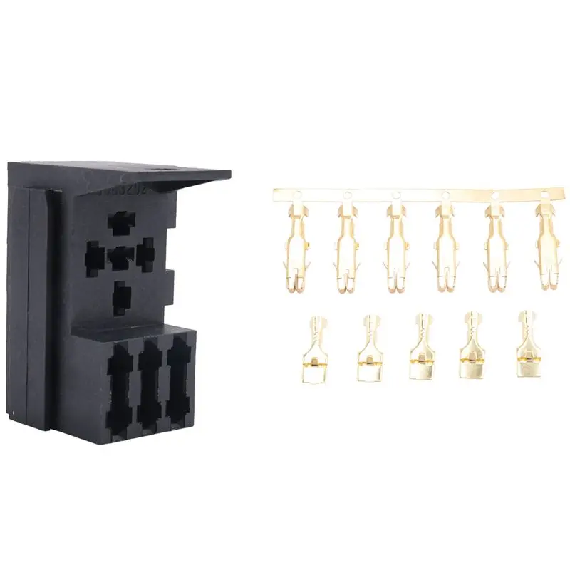 AU33-For Car Rv Yacht Relay & 3 Fuse Base Kit - 4, 5 Pin & Flasher Relays Ato Fuses Holder Socket Box