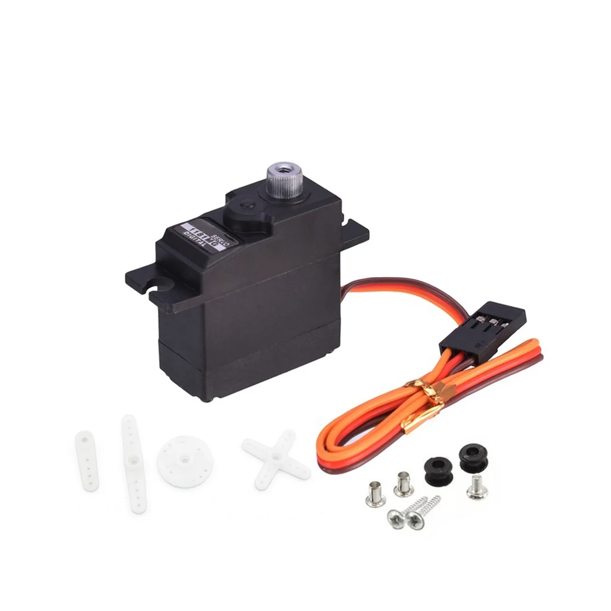 Servo Digital de engranaje de Metal para coche teledirigido, PDI-1181MG de brazo Servo para Wltoys 3,5, 144001, 144007, 124007, 18G, 124019 KG