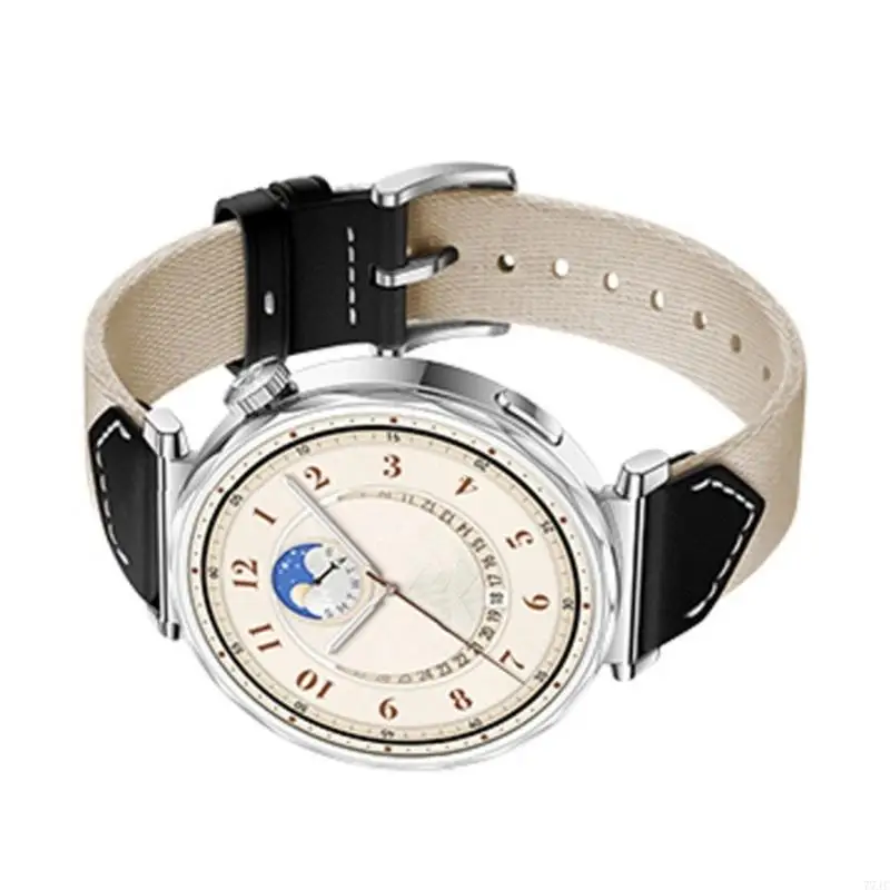 Correa cuero nylon Strap pulsera reloj inteligente para GT5 77JC