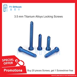 Exclusive Gift with Purchase Buy Twenty Pieces Screws, Get One Screwdriver Free! Titanium 3.5mm Self-tapping None Self-retainin