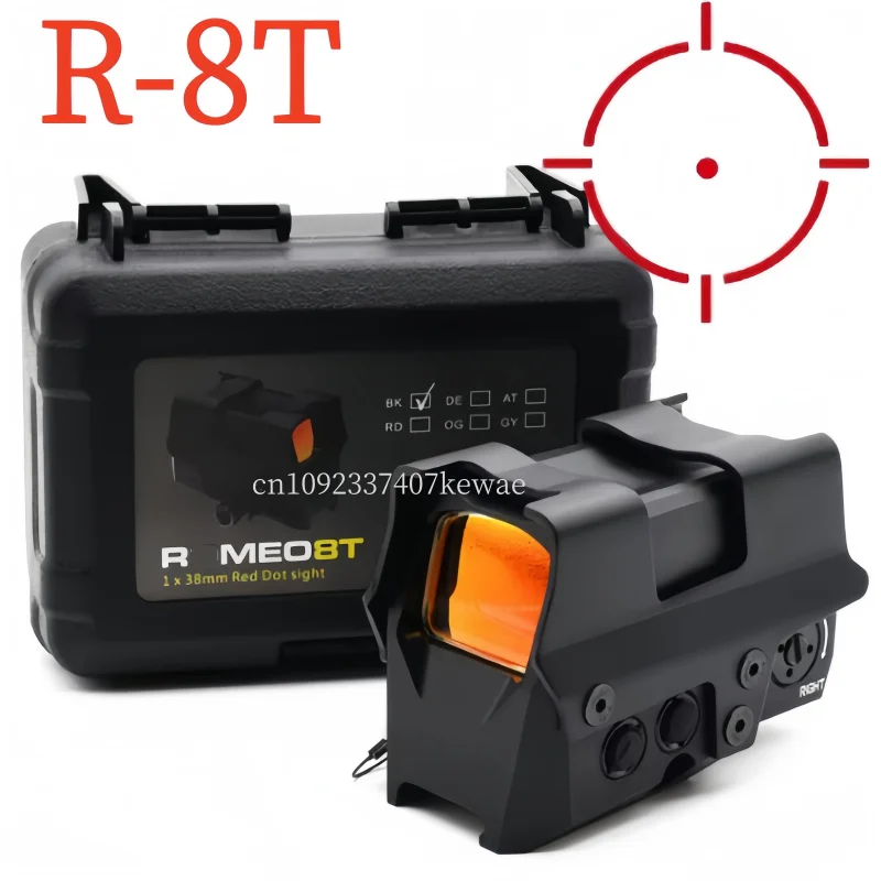 

2026 NEW R-8T 1x38mm Hunting Sight Holographic Reflex Optic Hunting Scope M4/AR15 for 20mm Picatinny Rail Mount