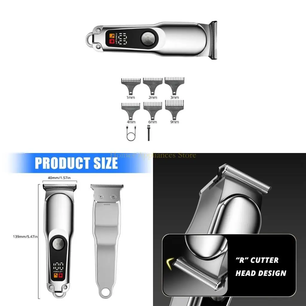 

D0AB Multifuntional Haircutting Device Portable Haircut Machine with LCD Display