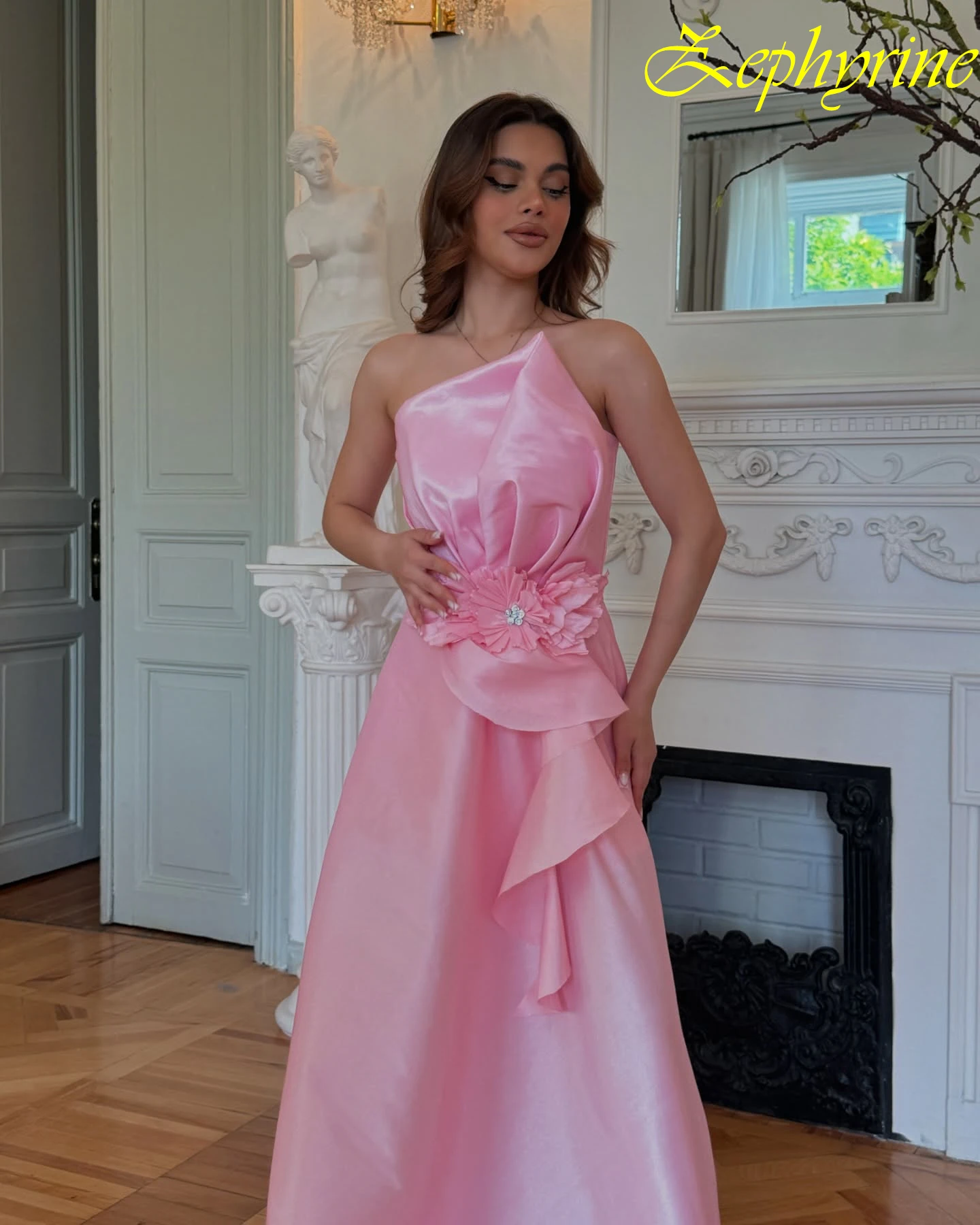 Customized A-Line Strapless Elegant Formal Evening Dress Fashion Temperament Bespoke Occasion Gowns High Quality Party Dress