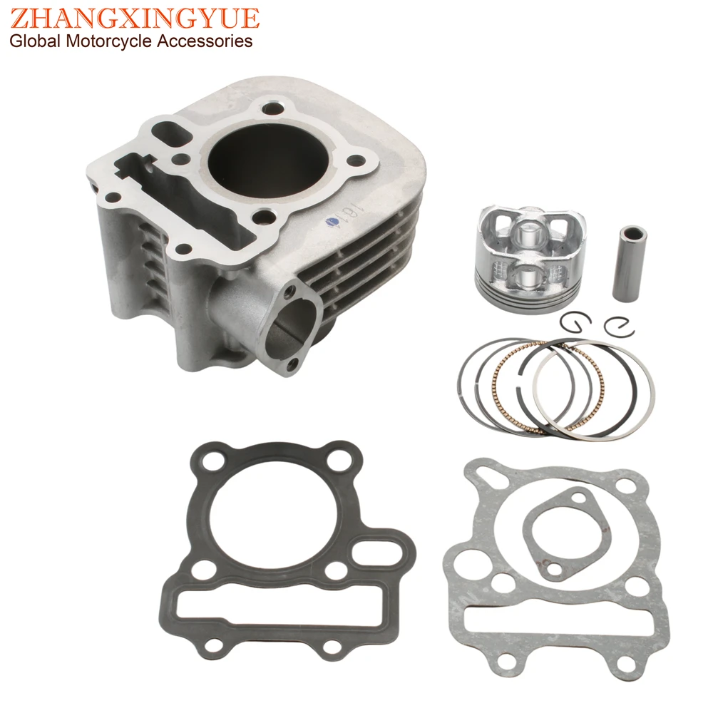 Motorcycle 52.4mm Cylinder Kit For SYM VF125 E4 Sport Rider 125i 12100-U3A-000 13101-U3A-000 13010-ADB-000