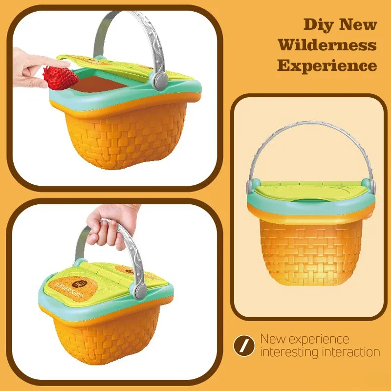 Picknick Speelset Speelgoed Fantasiespel Voedselset voor peuters Keuken Tandarts Dessert Make-up Koken Buitenspeelspeelgoed voor kinderen Cadeau