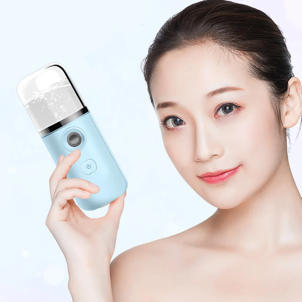 Nano Facial Mist Sprayer, Umidificador a vapor facial, Nebulizador Beauty Instrument, 30ml