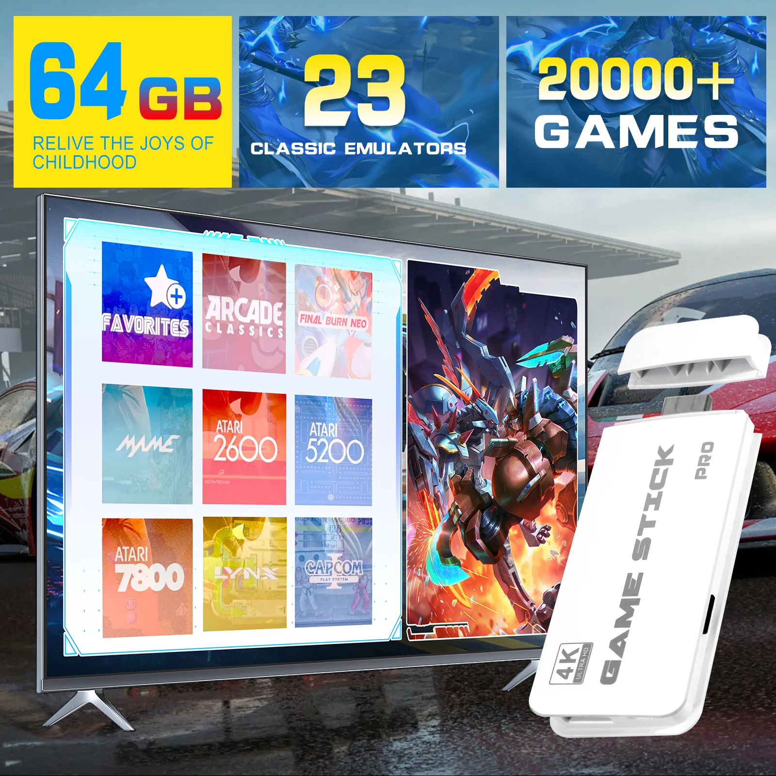 GamePulse M15 4K TV Retro El O - Gaming Console Stick incelemesi ve fiyatı