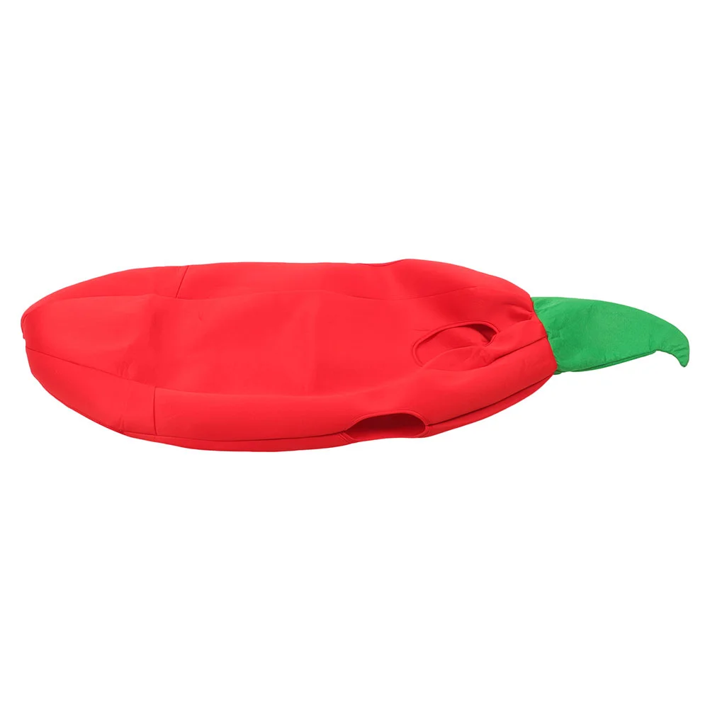 

Kids Cosplay Accessories Chili Pepper Costume Clothes Red Fabric Child Hot Peppers