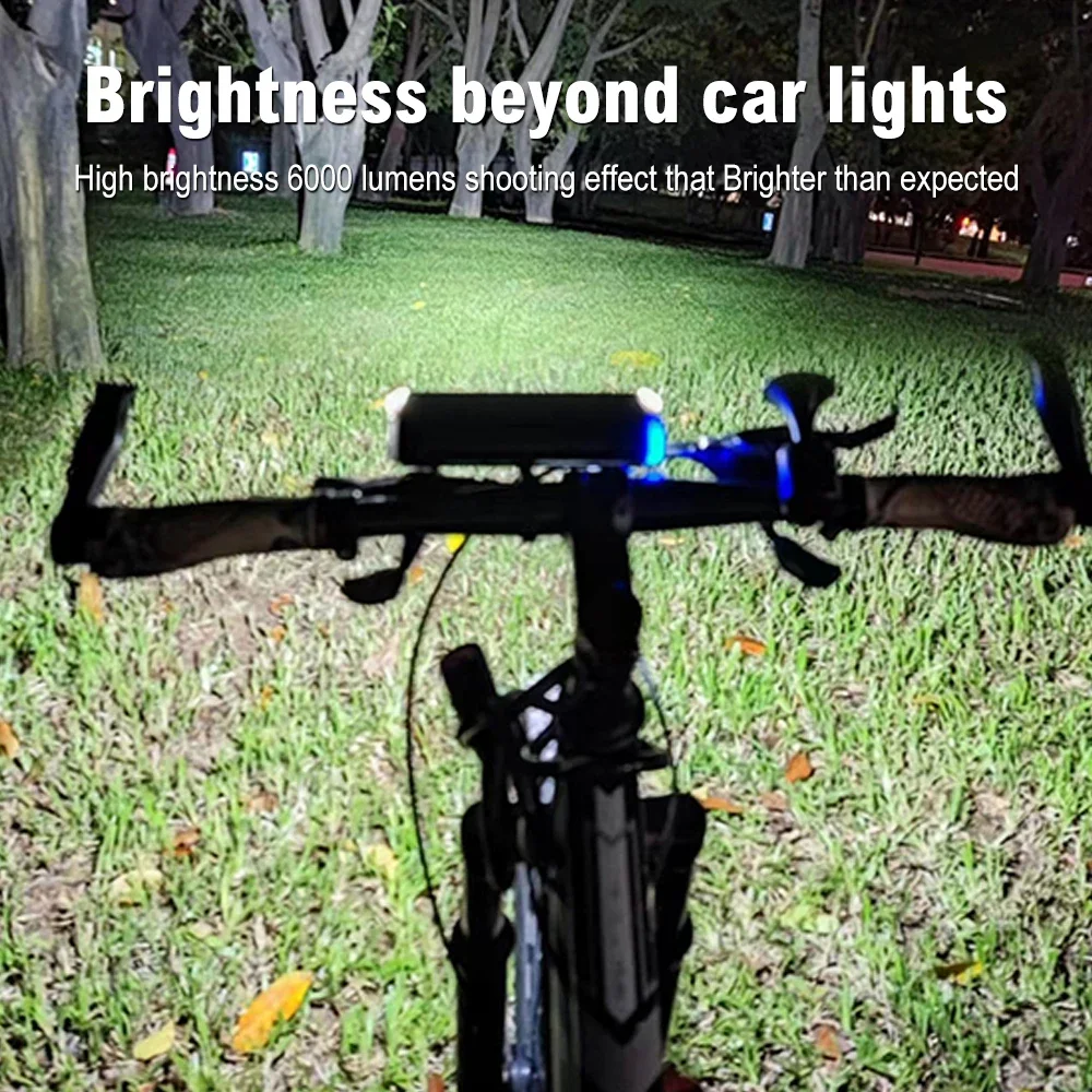 NEWBOLER Bicycle Light Front 10000Lumen 16Led Bike Light 10000mAh Waterproof Flashlight USB Charging MTB Road Cycling Lamp Acces