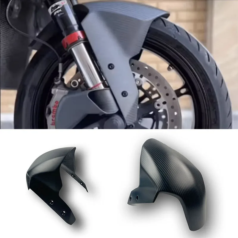 

100% 3K carbon fiber front mudguard splash water wheel mudguard fairing kit For KTM SUPERDUKE 1290 R Super Duke R 2017-2023