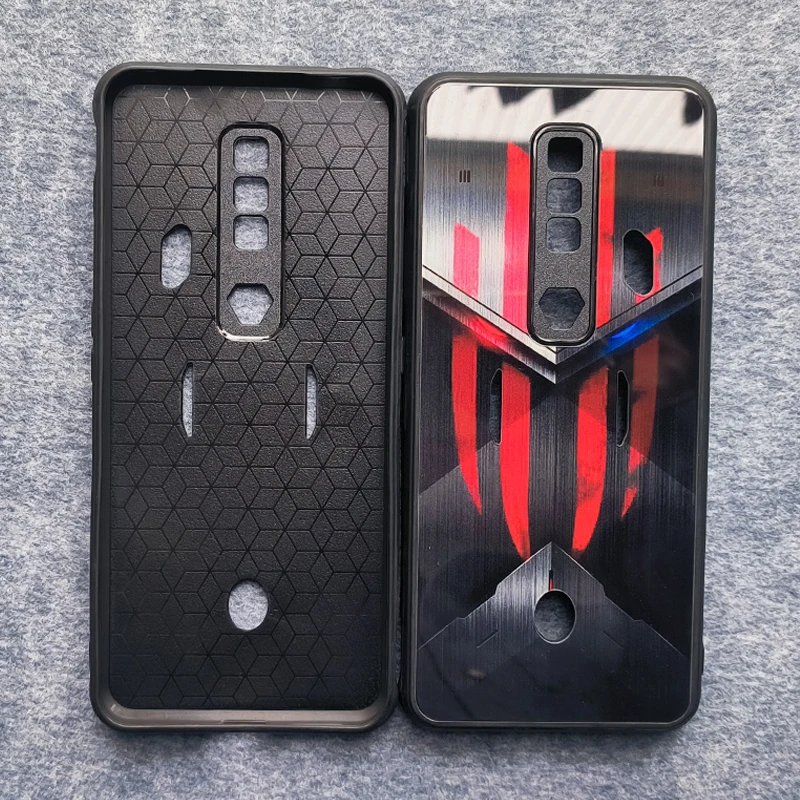 For Red Magic 7 Case Tempered Glass Hard Cover For Nubia Red Magic 7S 5G Coque Redmagic 7 7s Protective Shell