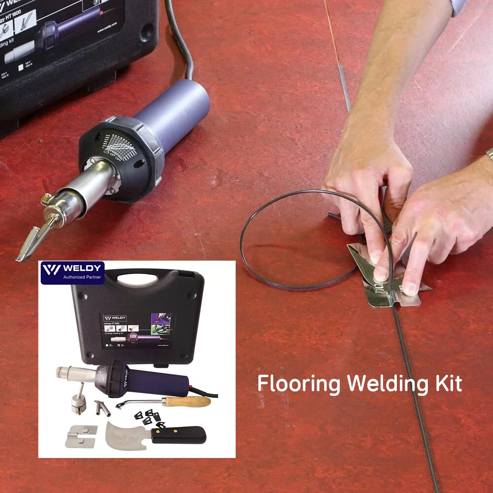 Official Weldy Hot Air Welder 1600W PVC Flooring Welding Kit – Professional Hot Blast Torch