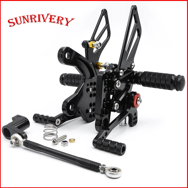 

For QJ Motor 450 CNC Motorcycle Adjustable Rearset Footrests Foot Rest FootPegs Pedal Motorcycle accessories