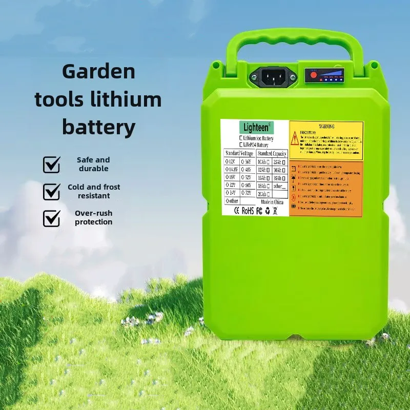 The new 21v10Ah/15Ah/20Ah portable lithium-ion garden mower battery is suitable for a variety of hedge electric garden tools