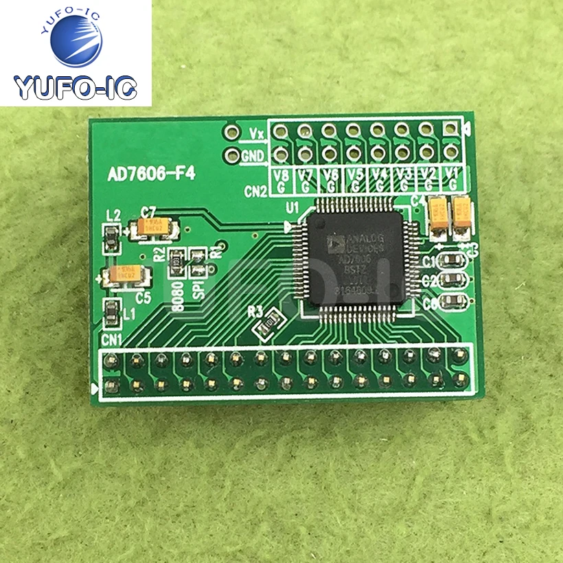 Free Ship 1pcs Ad7606 Data Acquisition Module 16-Bit ADCs 8-Way Synchronous Sampling Frequency Rate 200KHz